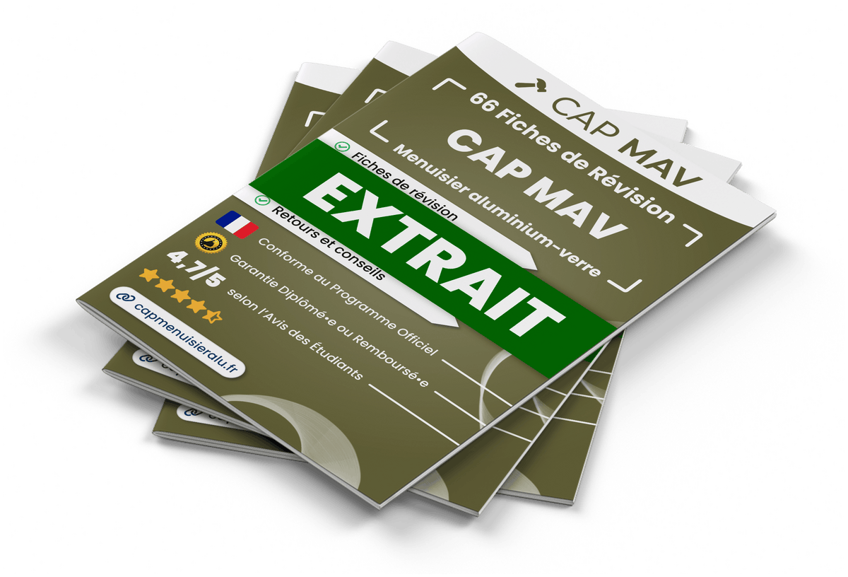 Extrait Fiches Révision gratuites CAP MAV